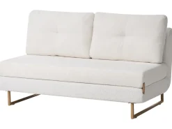 Set da salotto 6 posti JERSLEV Bouclé Bianco sporco