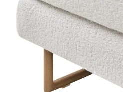 Set da salotto 6 posti JERSLEV Bouclé Bianco sporco