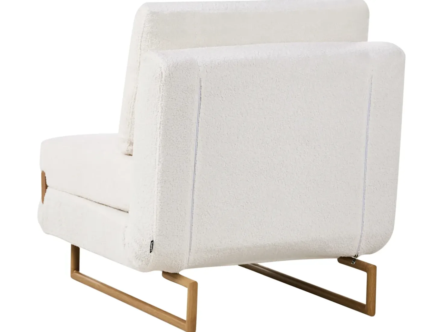 Set da salotto 6 posti JERSLEV Bouclé Bianco sporco