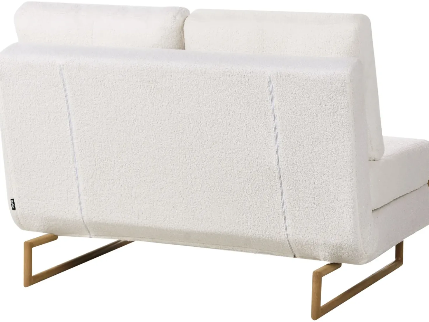 Set da salotto 6 posti JERSLEV Bouclé Bianco sporco