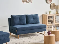 Set da salotto 6 posti JERSLEV Tessuto Blu