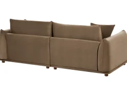 Set da salotto 5 posti JUBEK Velluto Marrone