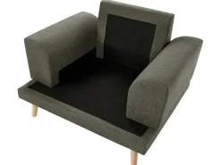Set da salotto 4 posti KILDAL Tessuto Verde