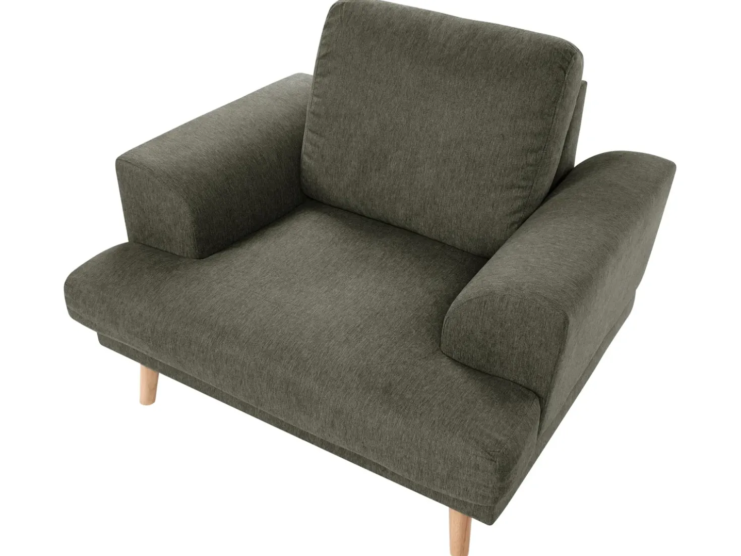Set da salotto 4 posti KILDAL Tessuto Verde