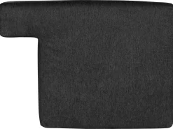 Set da salotto 4 posti KILDAL Tessuto Nero
