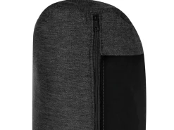 Set da salotto 4 posti KILDAL Tessuto Nero