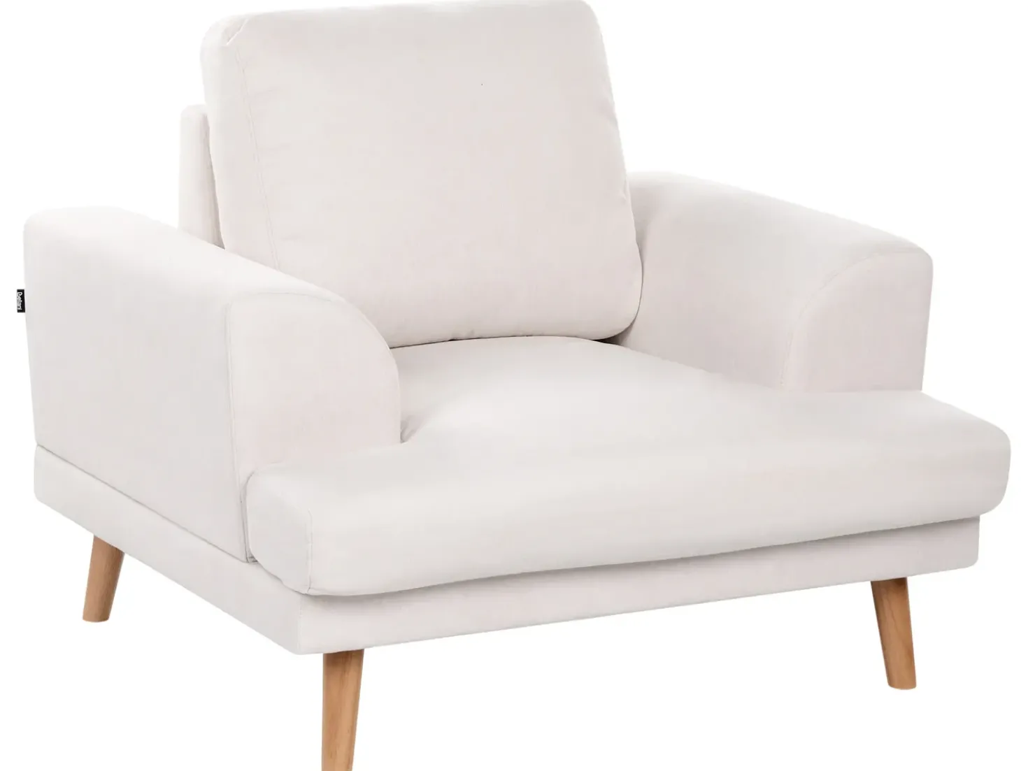Set da salotto 4 posti KILDAL Tessuto Beige chiaro