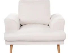Set da salotto 4 posti KILDAL Tessuto Beige chiaro