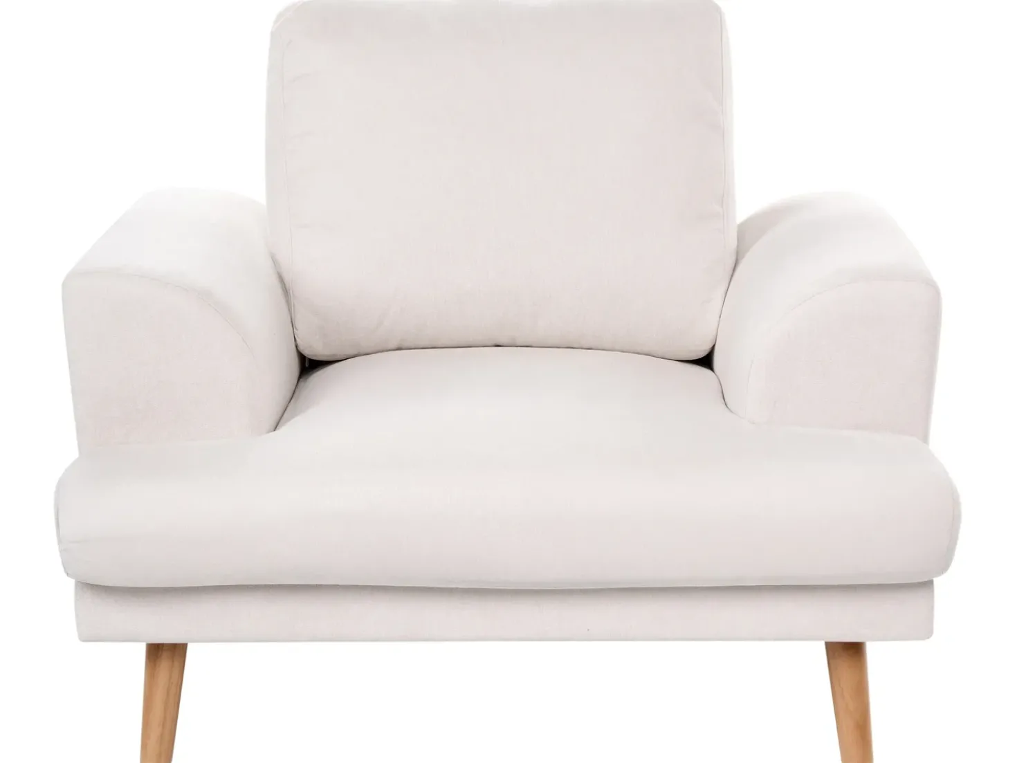 Set da salotto 4 posti KILDAL Tessuto Beige chiaro