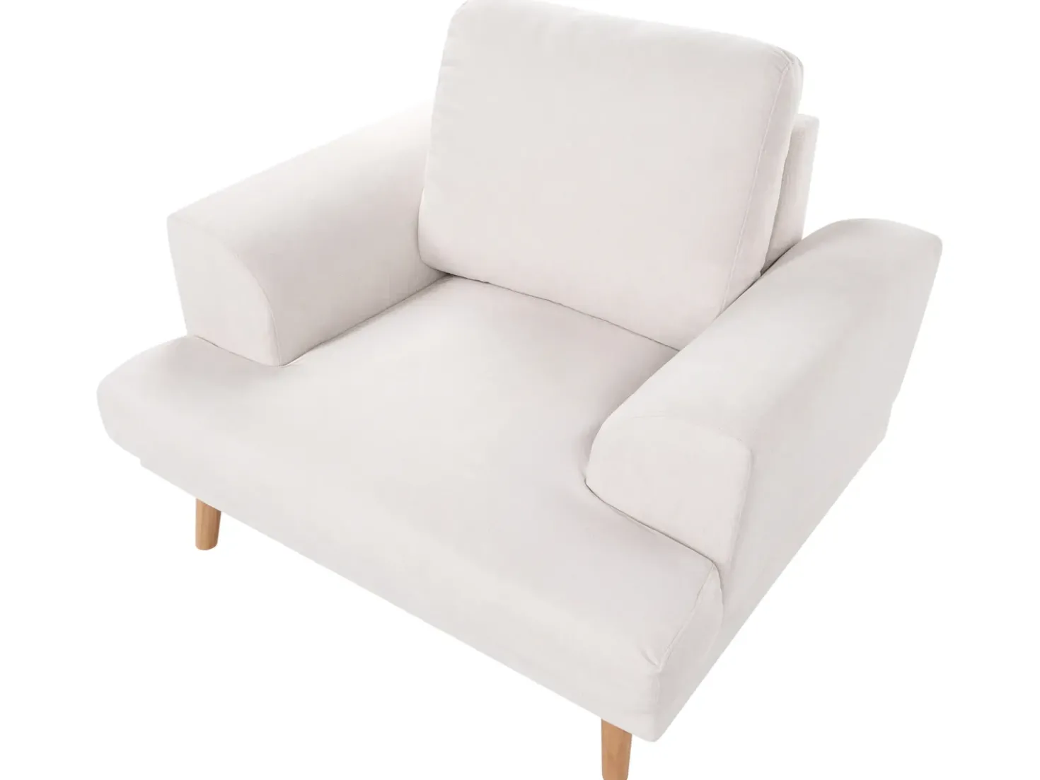 Set da salotto 4 posti KILDAL Tessuto Beige chiaro