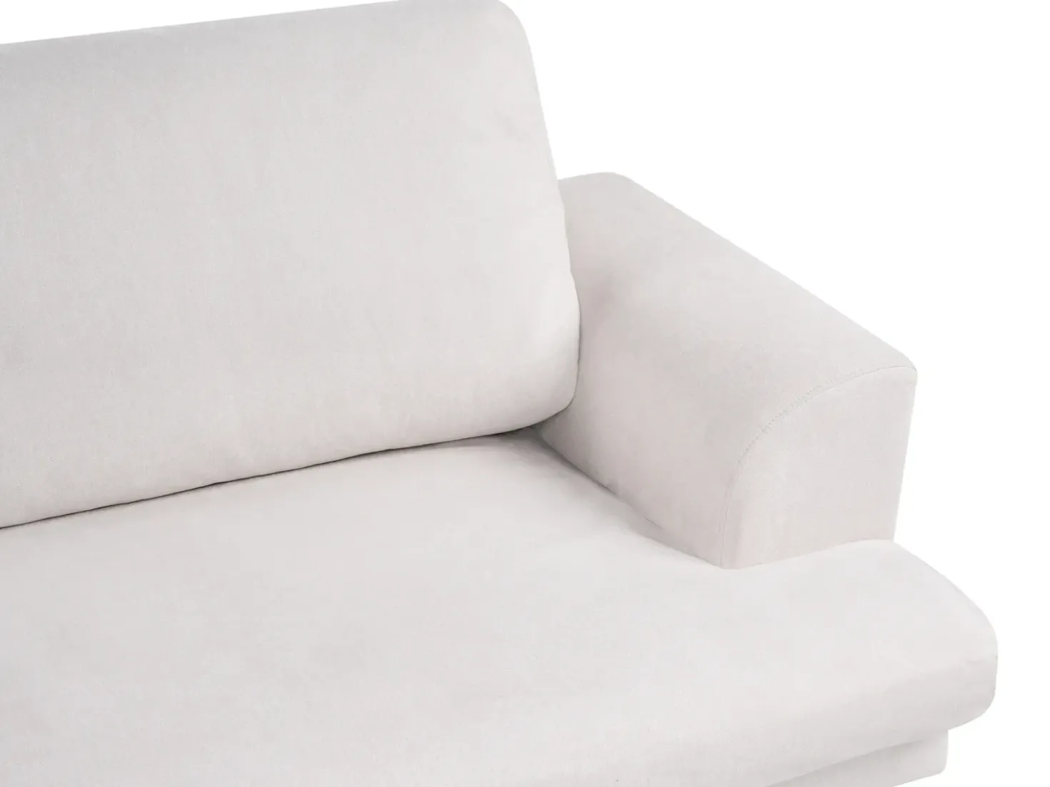 Set da salotto 4 posti KILDAL Tessuto Beige chiaro