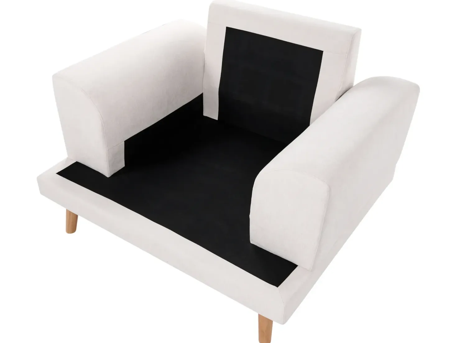Set da salotto 4 posti KILDAL Tessuto Beige chiaro
