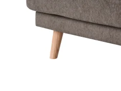 Set da salotto 4 posti KILDAL Tessuto Marrone