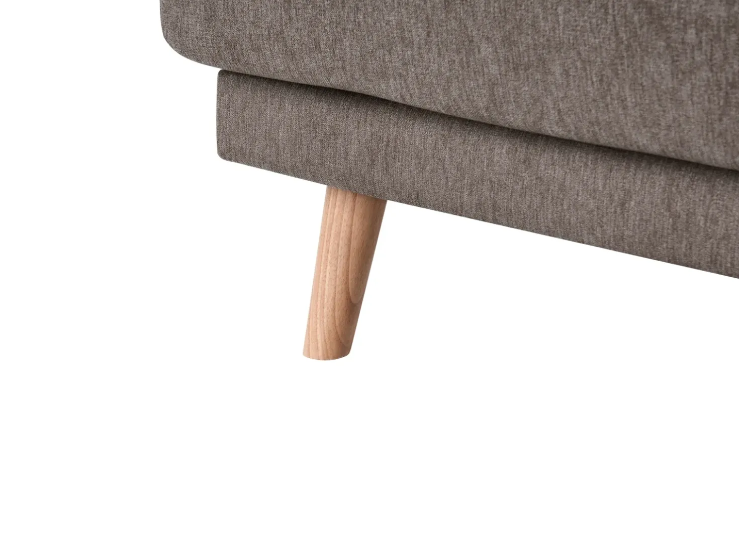 Set da salotto 4 posti KILDAL Tessuto Marrone