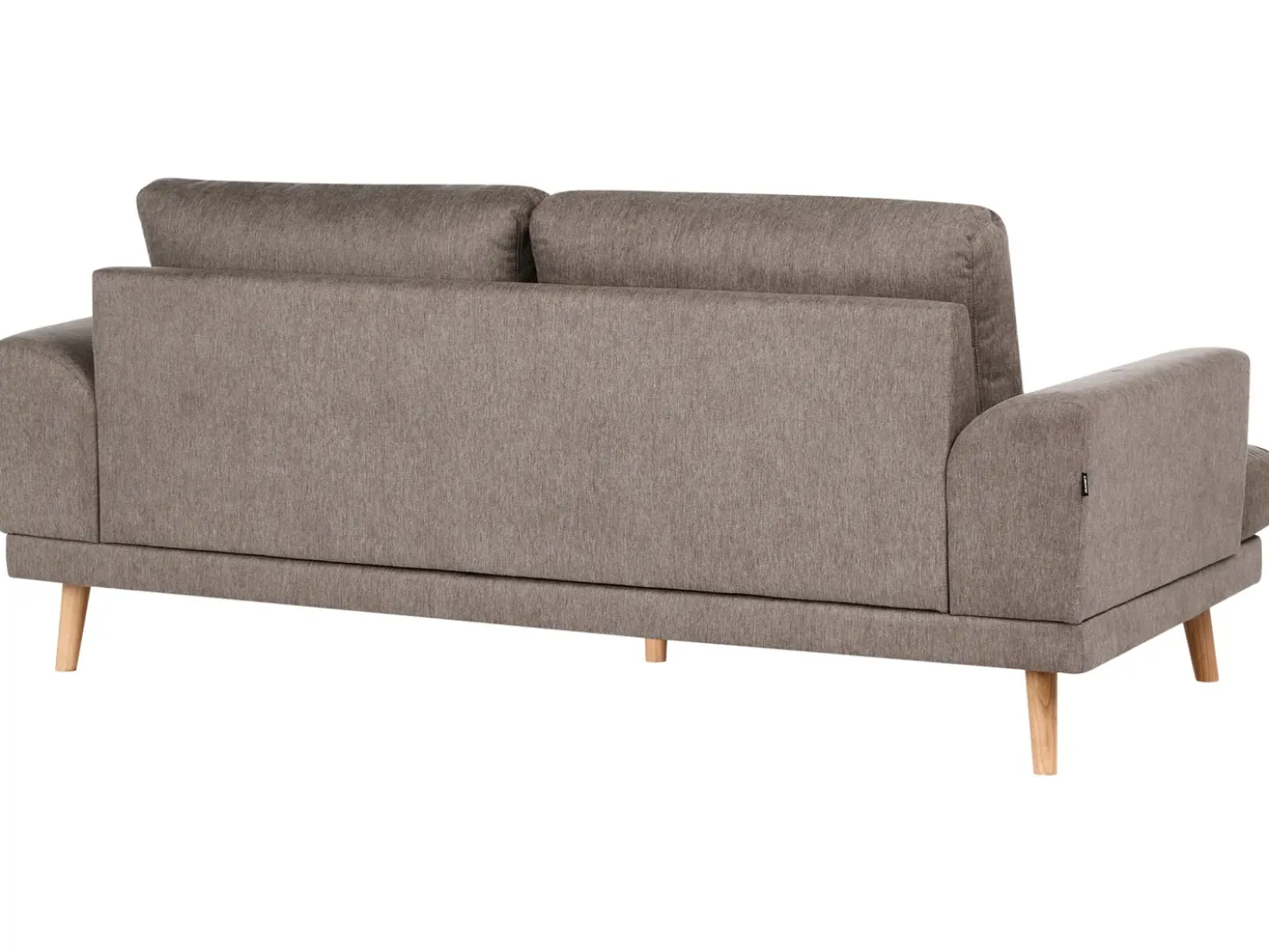 Set da salotto 4 posti KILDAL Tessuto Marrone