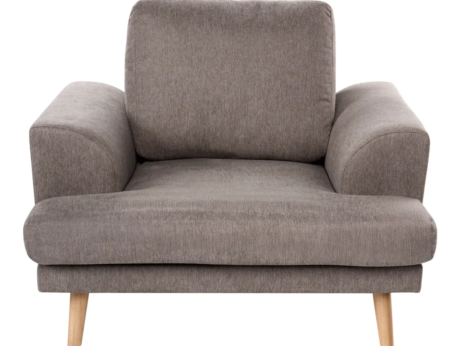 Set da salotto 4 posti KILDAL Tessuto Marrone