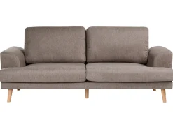 Set da salotto 4 posti KILDAL Tessuto Marrone