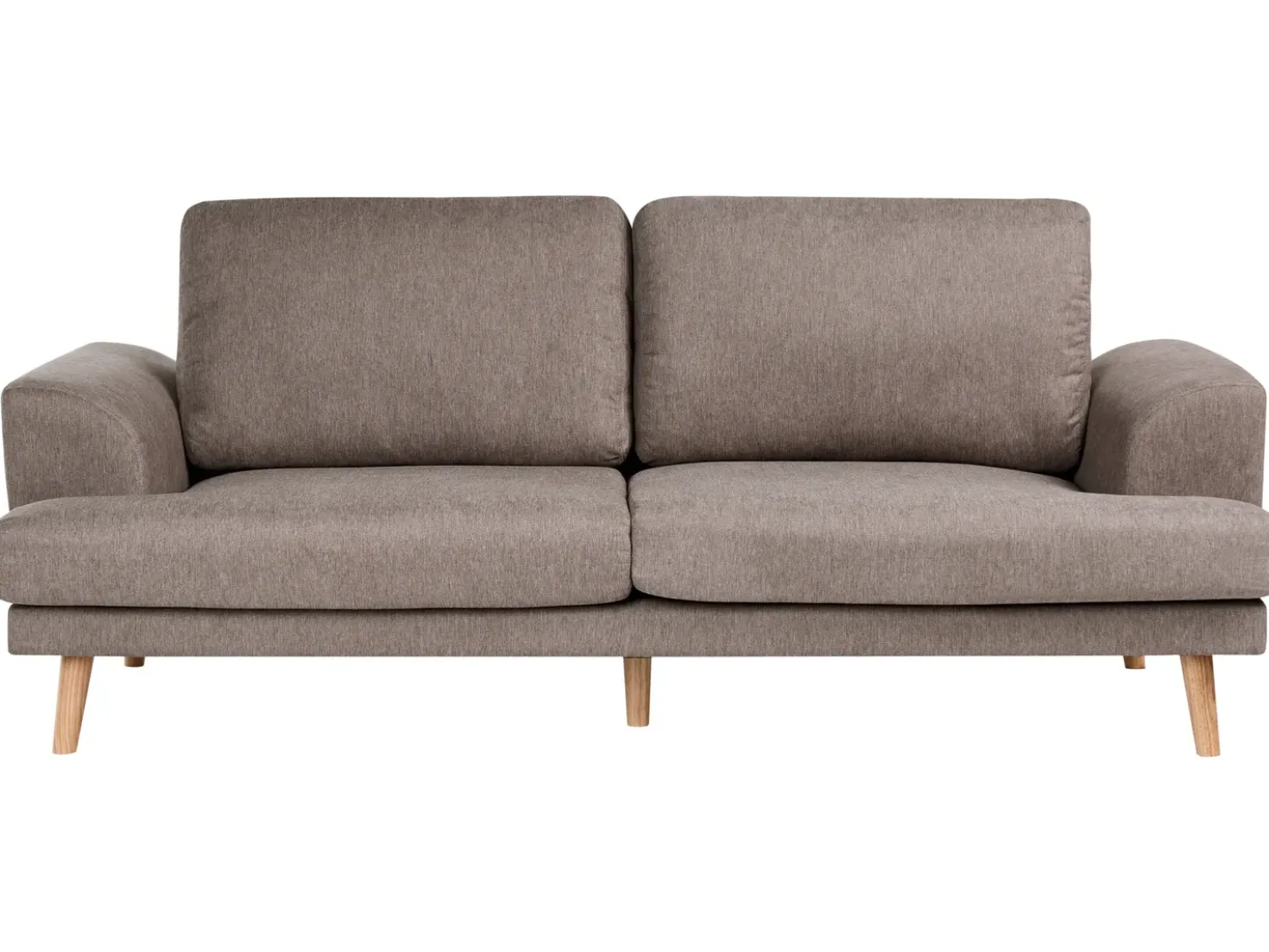 Set da salotto 4 posti KILDAL Tessuto Marrone