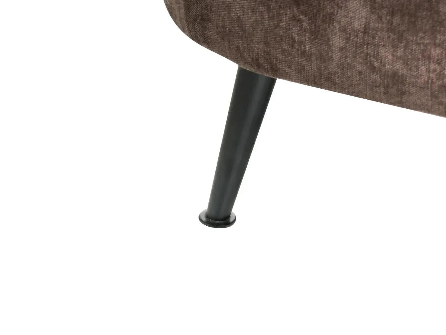 Set da salotto 3 posti KJAER Ciniglia Marrone scuro