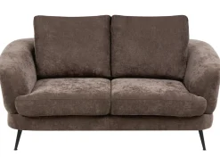 Set da salotto 3 posti KJAER Ciniglia Marrone scuro