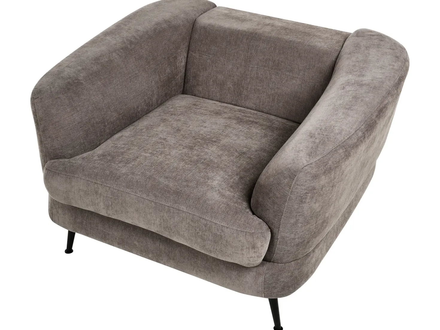 Set da salotto 3 posti KJAER Ciniglia Tortora