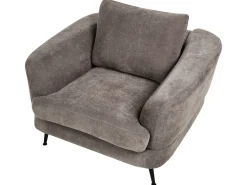 Set da salotto 3 posti KJAER Ciniglia Tortora