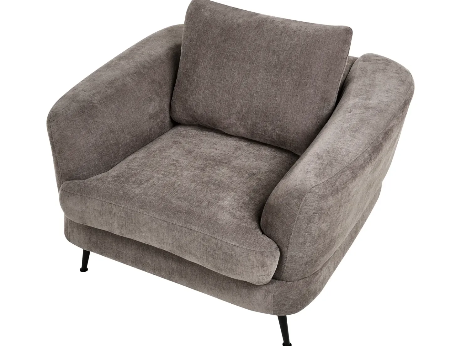 Set da salotto 3 posti KJAER Ciniglia Tortora