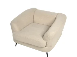 Set da salotto 3 posti KJAER Bouclé Beige chiaro