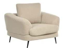 Set da salotto 3 posti KJAER Bouclé Beige chiaro
