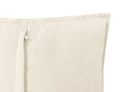 Set da salotto 5 posti KUNES Tessuto Beige chiaro