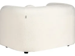 Set da salotto 5 posti LEIREN Bouclé Bianco