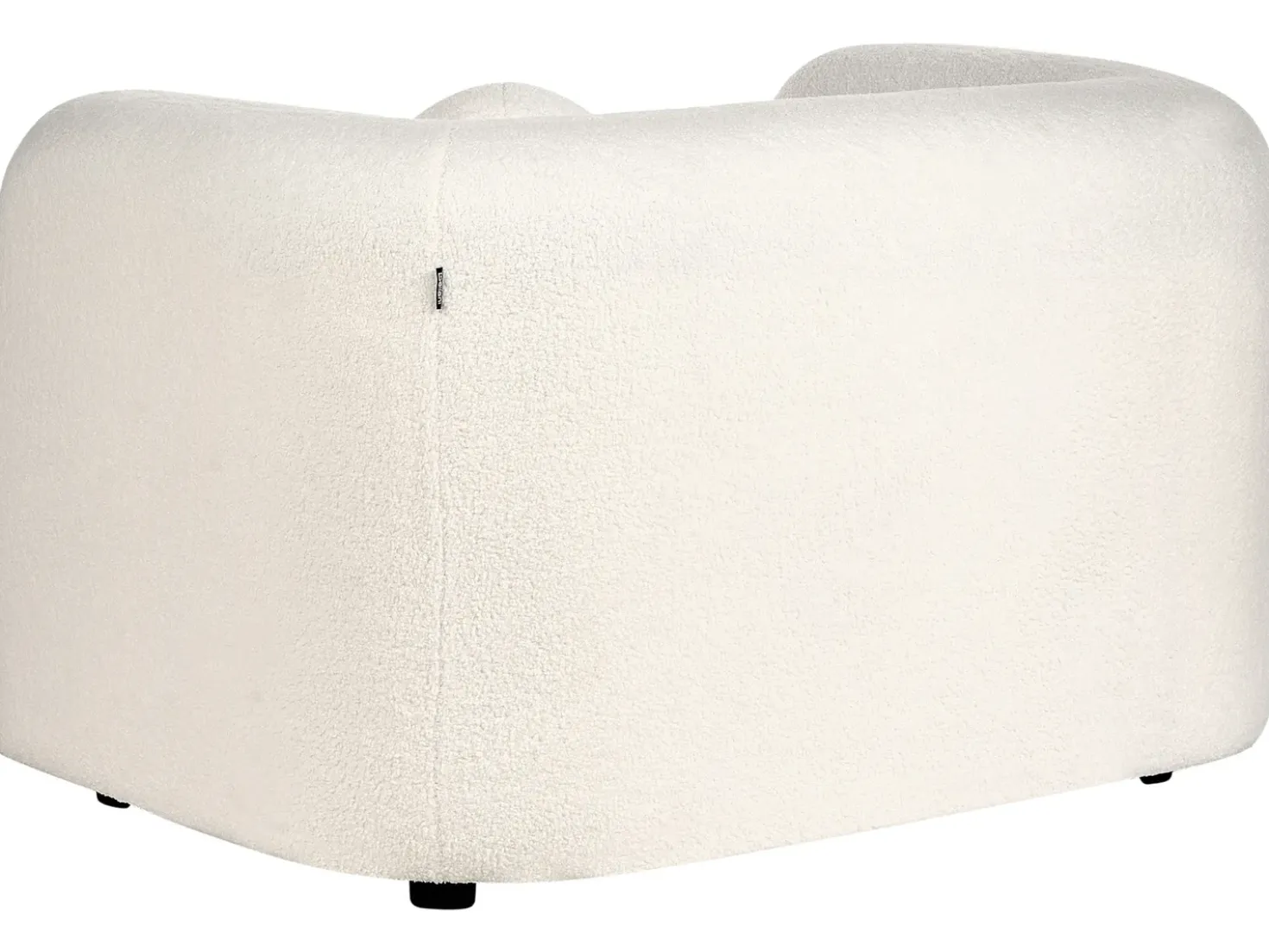 Set da salotto 5 posti LEIREN Bouclé Bianco
