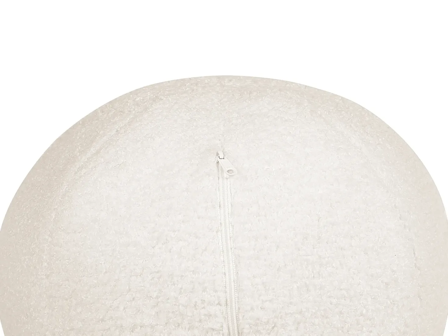 Set da salotto 5 posti LEIREN Bouclé Bianco