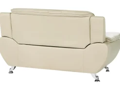 Set da salotto 6 posti LEIRA Pelle sintetica Beige