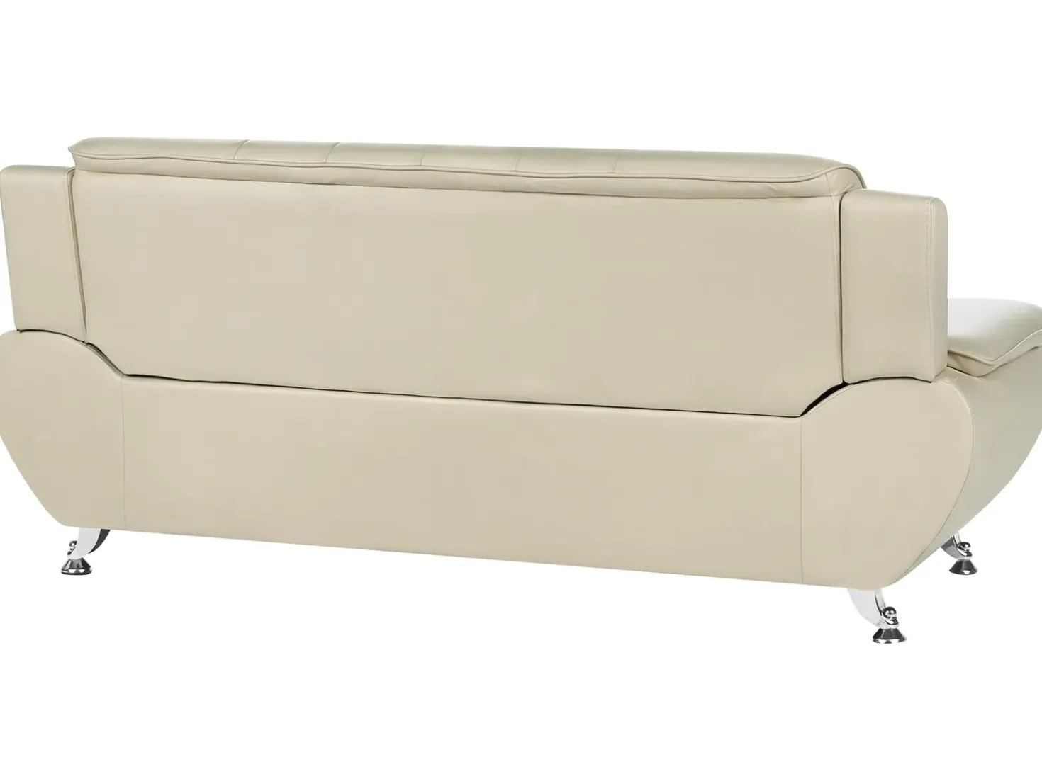Set da salotto 6 posti LEIRA Pelle sintetica Beige