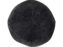 Set da salotto 4 posti LEIREN Ciniglia Nero