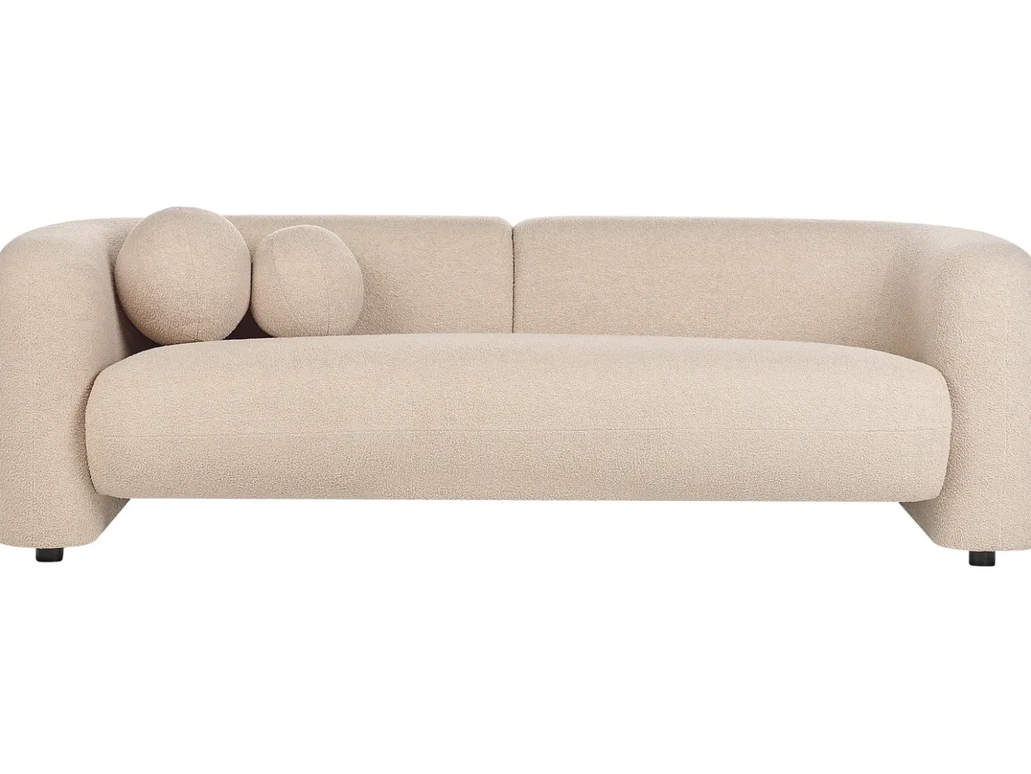 Set da salotto 4 posti LEIREN Bouclé Beige