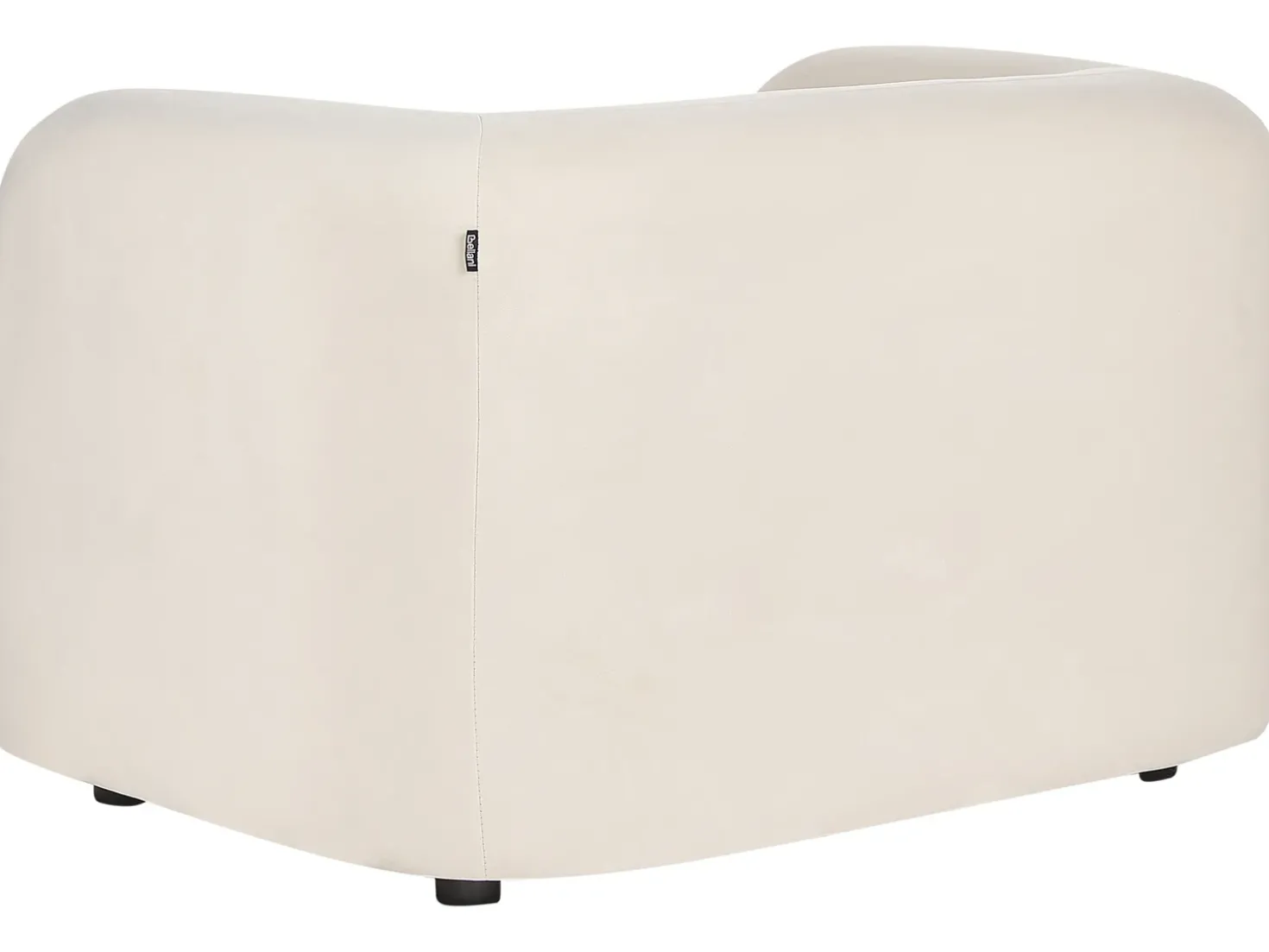 Set da salotto 4 posti LEIREN Velluto Bianco sporco