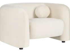 Set da salotto 4 posti LEIREN Velluto Bianco sporco