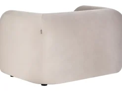 Set da salotto 5 posti LEIREN Velluto Tortora