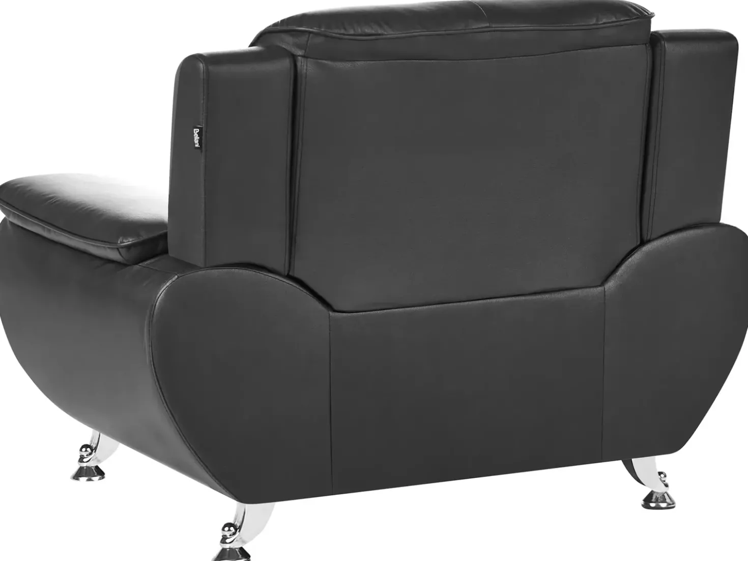 Set da salotto 6 posti LEIRA Pelle sintetica Nero