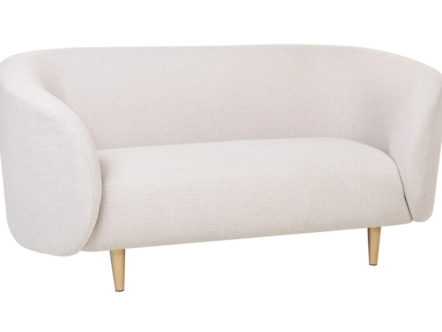 Set da salotto 3 posti LOEN Tessuto Beige chiaro