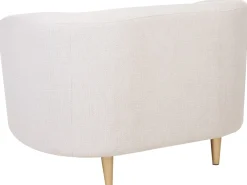 Set da salotto 3 posti LOEN Tessuto Beige chiaro