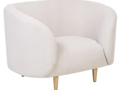 Set da salotto 3 posti LOEN Tessuto Beige chiaro