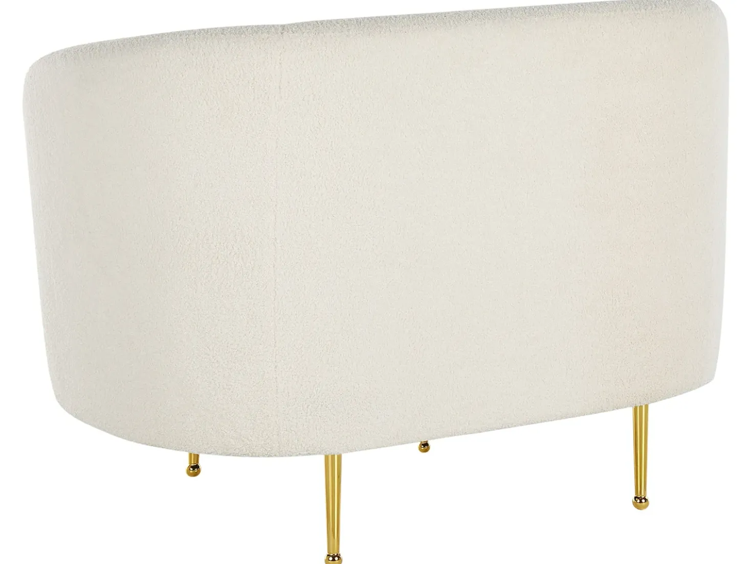 Set da salotto 6 posti LOEN Bouclé Bianco