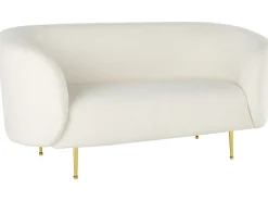 Set da salotto 6 posti LOEN Bouclé Bianco