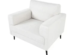 Set da salotto 7 posti LOUSTO Tessuto Beige chiaro