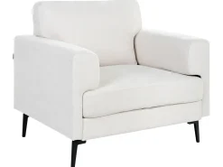 Set da salotto 7 posti LOUSTO Tessuto Beige chiaro