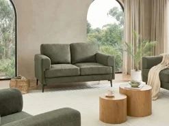 Set da salotto 6 posti LOUSTO Tessuto Verde