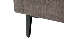 Set da salotto 7 posti LOUSTO Tessuto Marrone